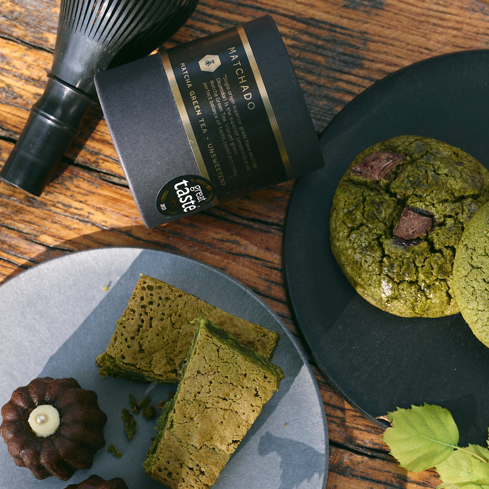 Gluten Free Matcha Brownie - Dark Chocolate | Great Taste Award Winner 2021 | single pack