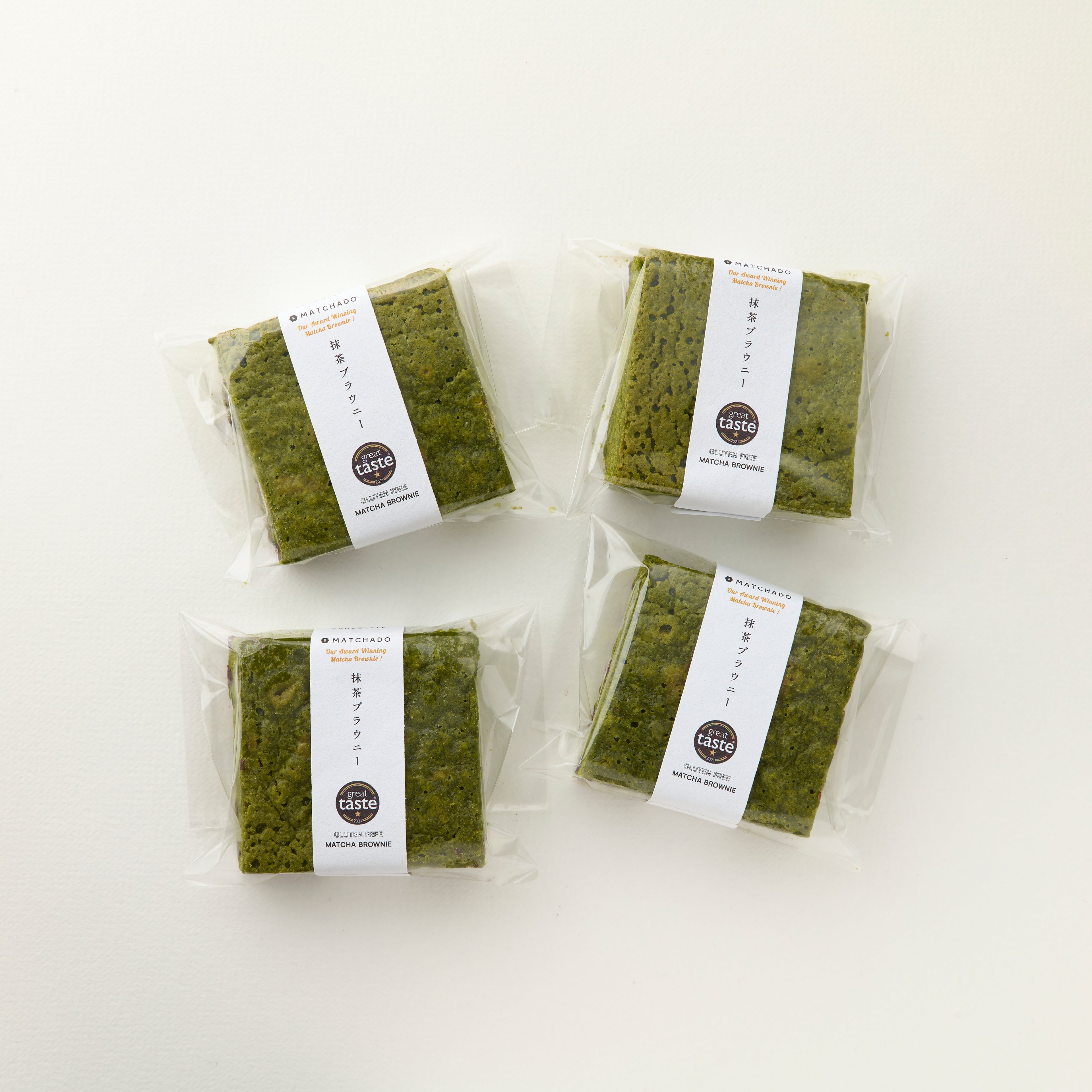 Gluten Free Matcha Brownie – Family Pack (4 Pieces)