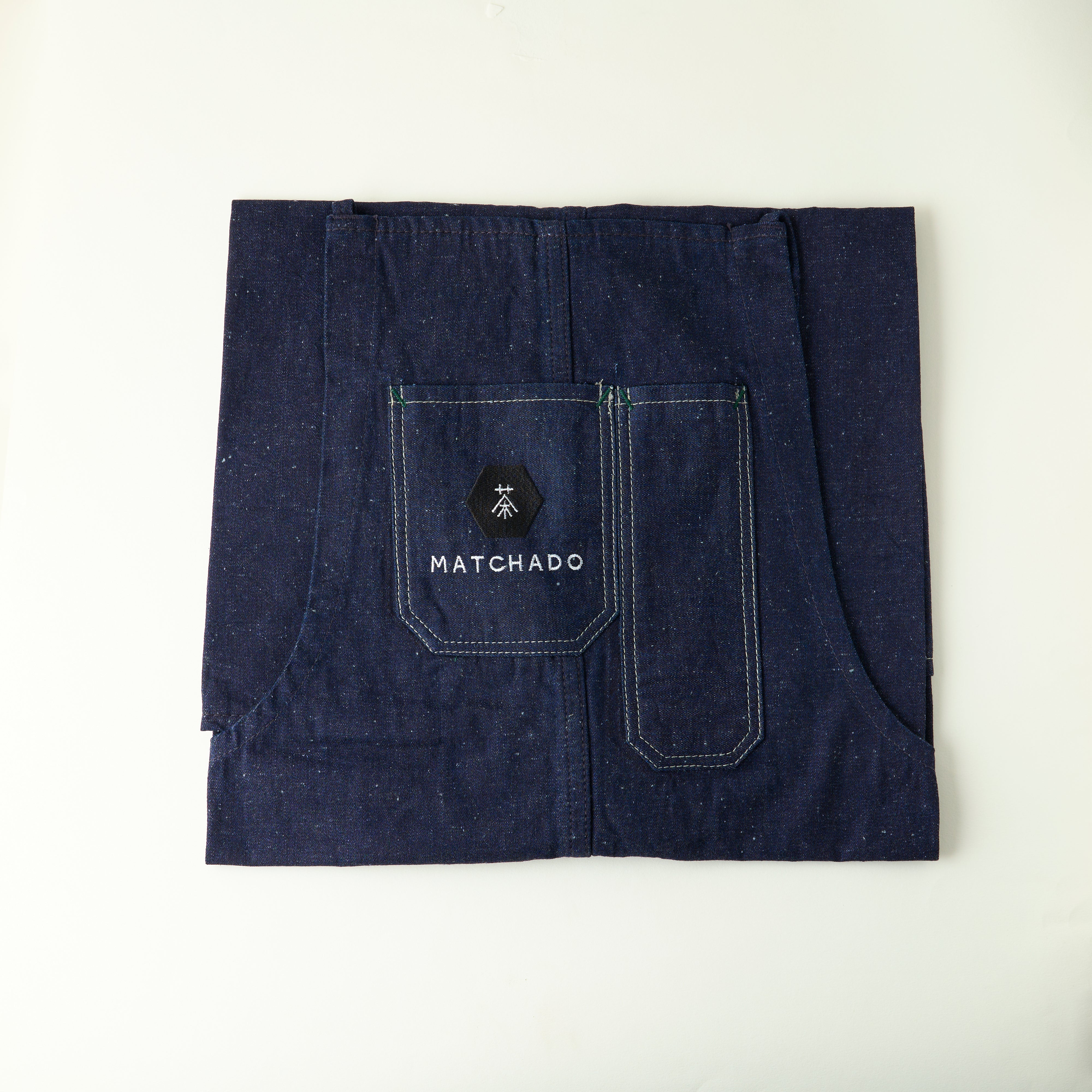 MATCHADO Japanese Denim Apron - Handmade in Okayama - Durable