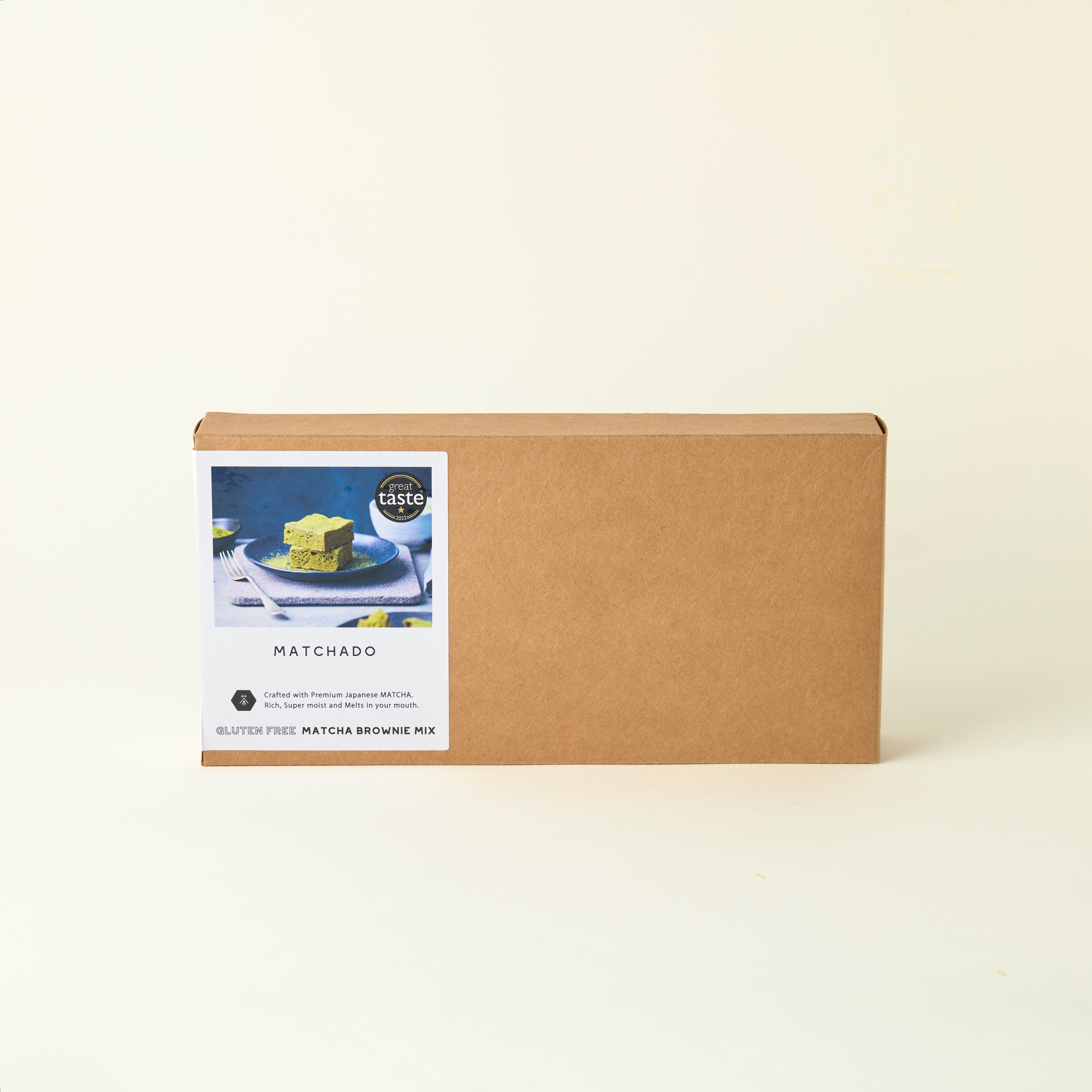 MATCHADO Gluten-Free Matcha Brownie Mix | Great Taste Award-Winning Bake-at-Home Kit