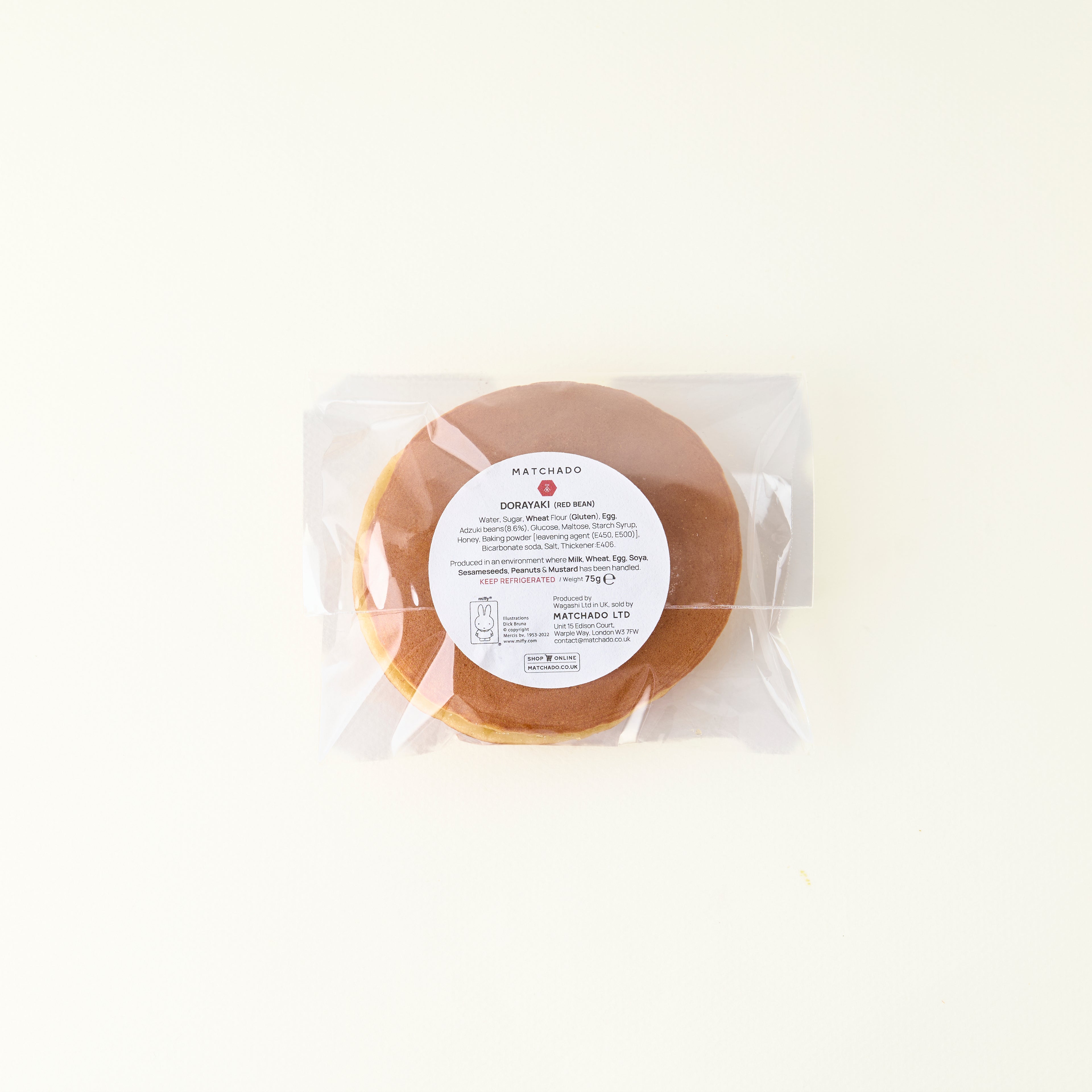 Miffy Anko Red Bean Dorayaki - Japanese Sweet Pancakes