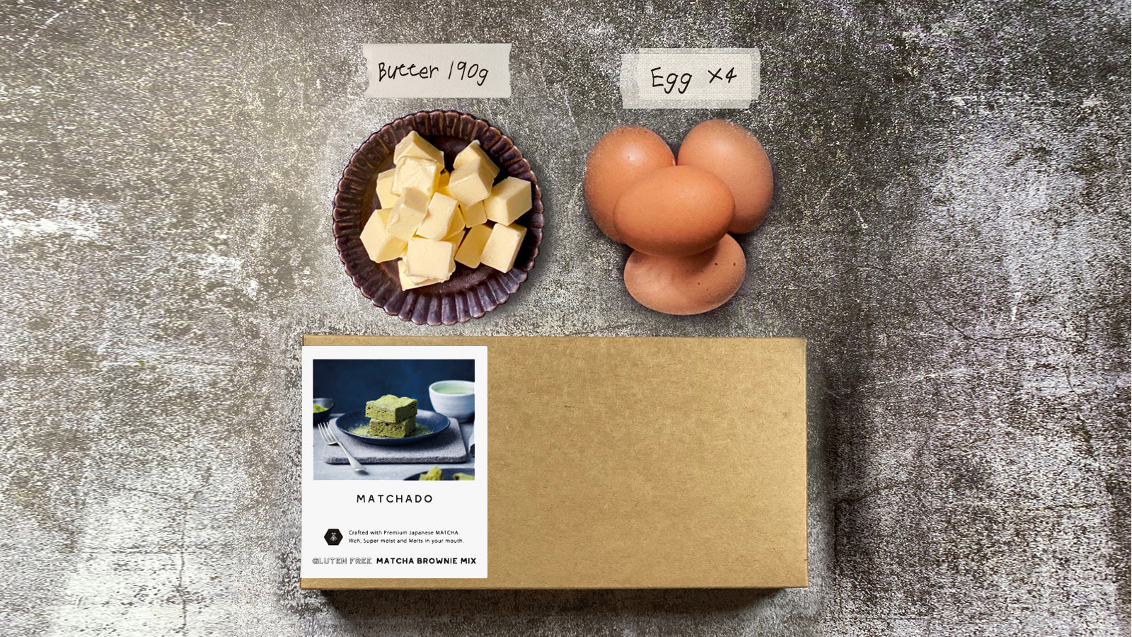Gluten-Free Matcha Brownie Mix | Award-Winning Bake-at-Home Kit