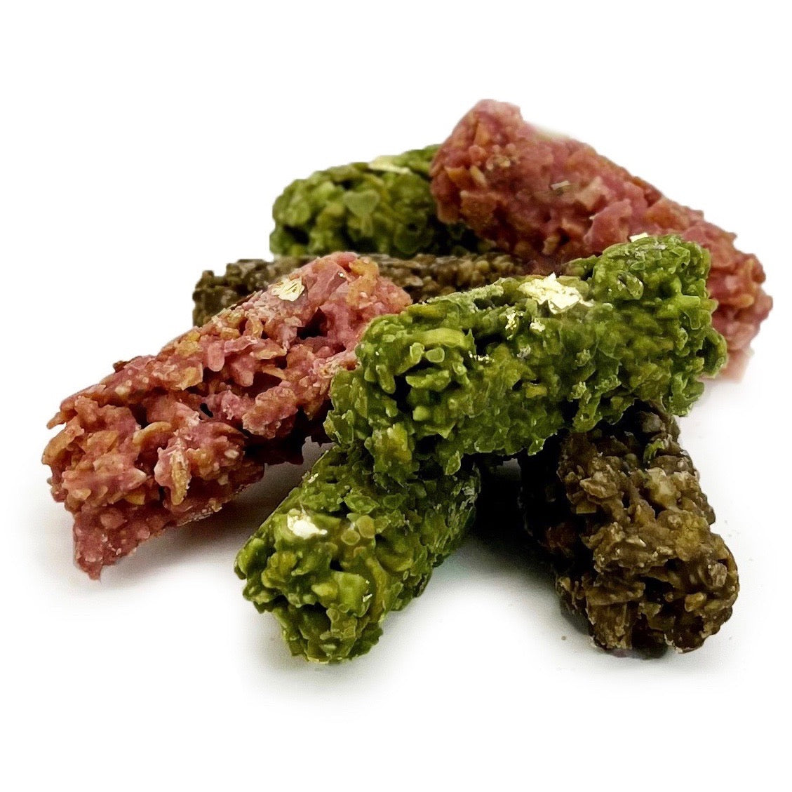 Limited Edition Seasonal Special | Vegan 24K Pure Gold Crunch Chocolate | Matcha, Hojicha & Raspberry