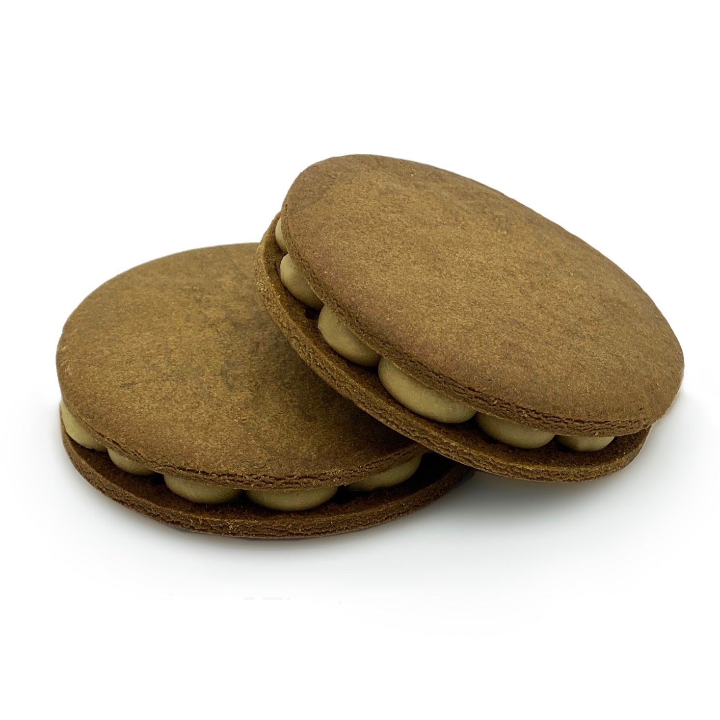 Hojicha Cream Biscuit - single cookie
