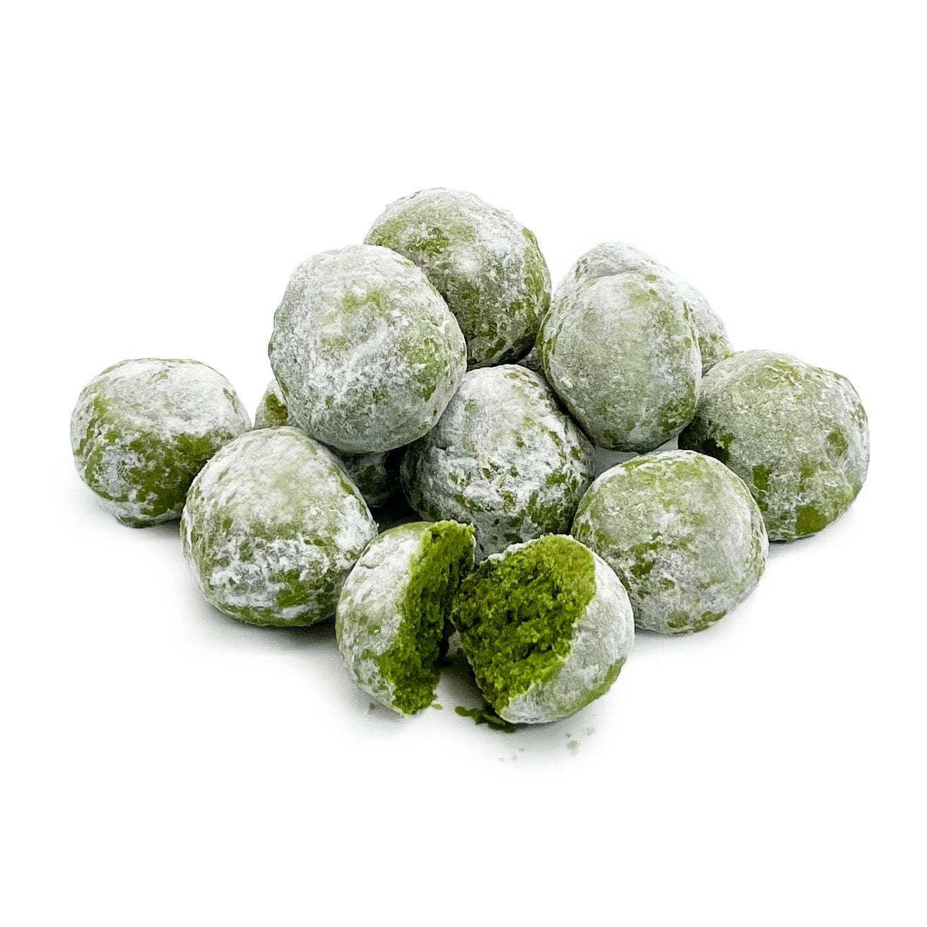 Vegan Boule De Neige Biscuits - Matcha