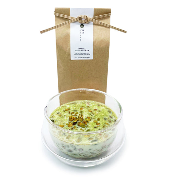 Vegan & Sugar Free Matcha Granola