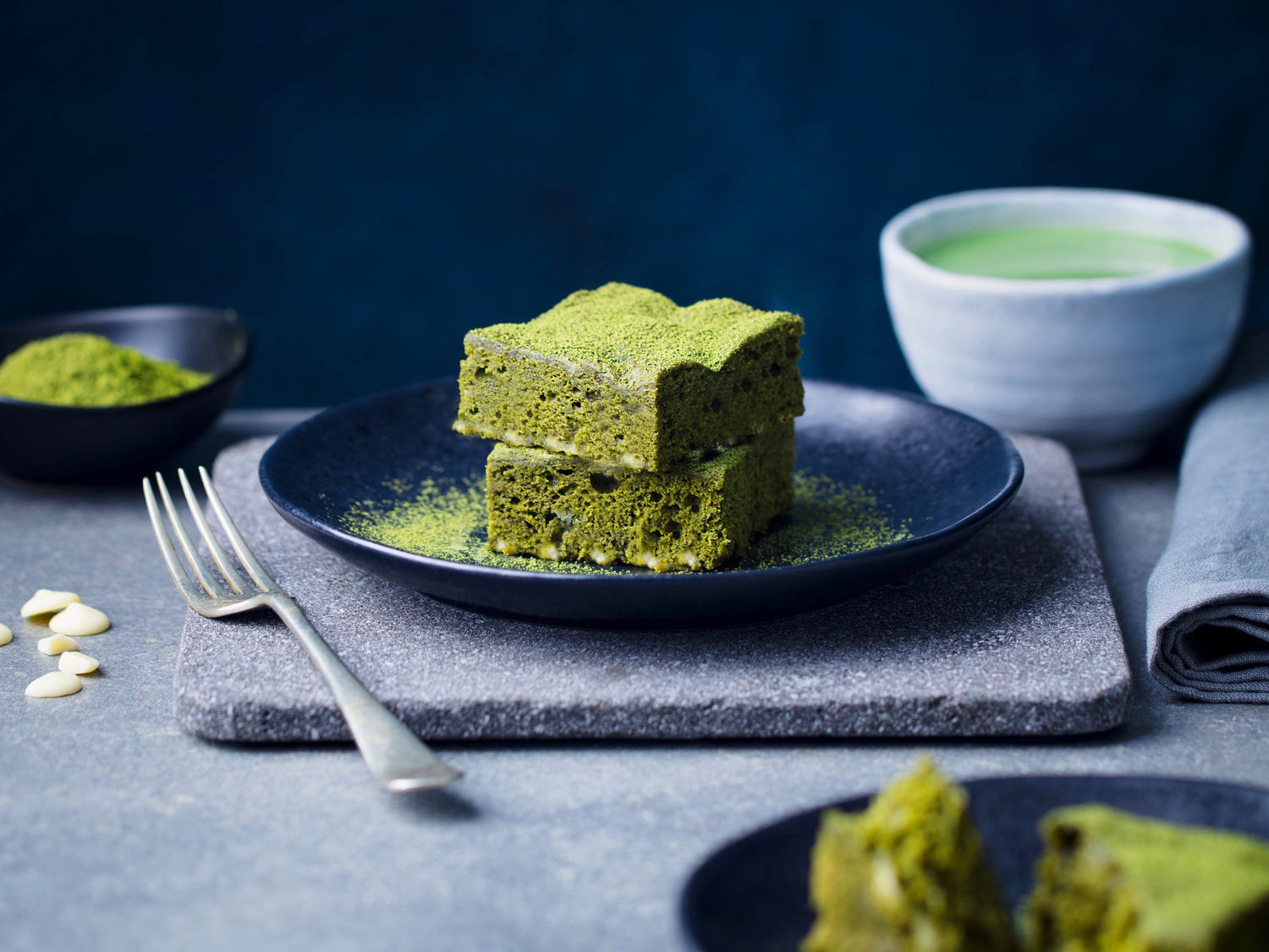 MATCHADO Gluten-Free Matcha Brownie – White Chocolate - Great Taste Award Winner 2021