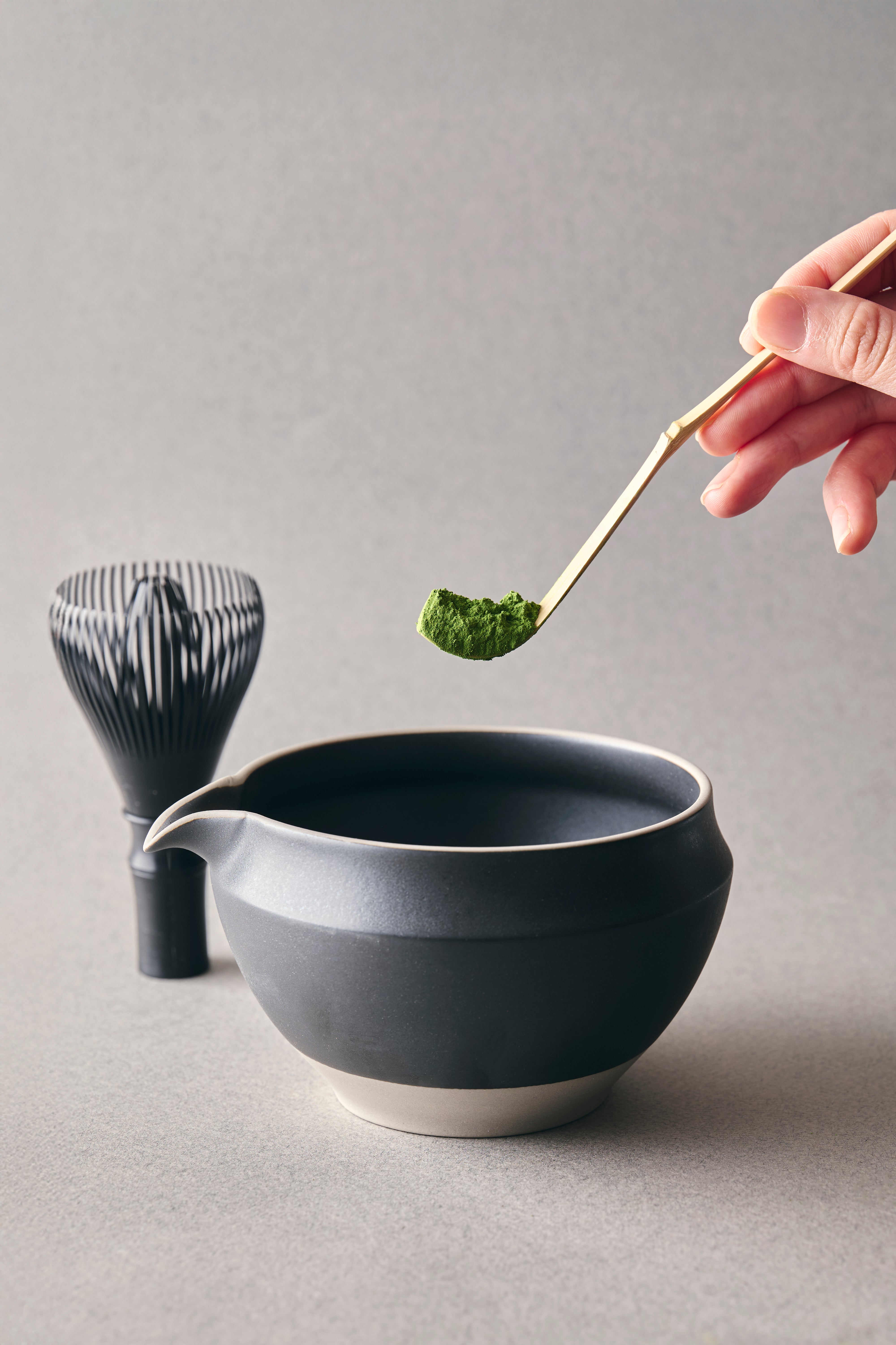 MATCHADO Katakuchi Matcha Bowl (Black) - Easy Whisking & Precise