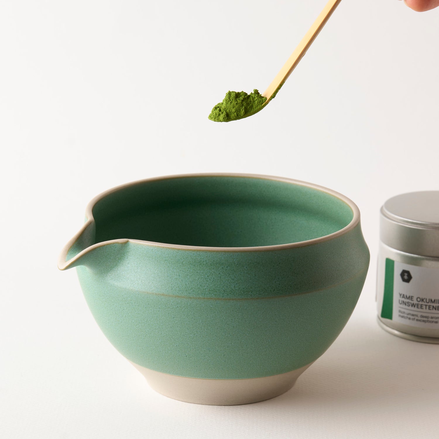 【NEW】Katakuchi Matcha Bowl - Green