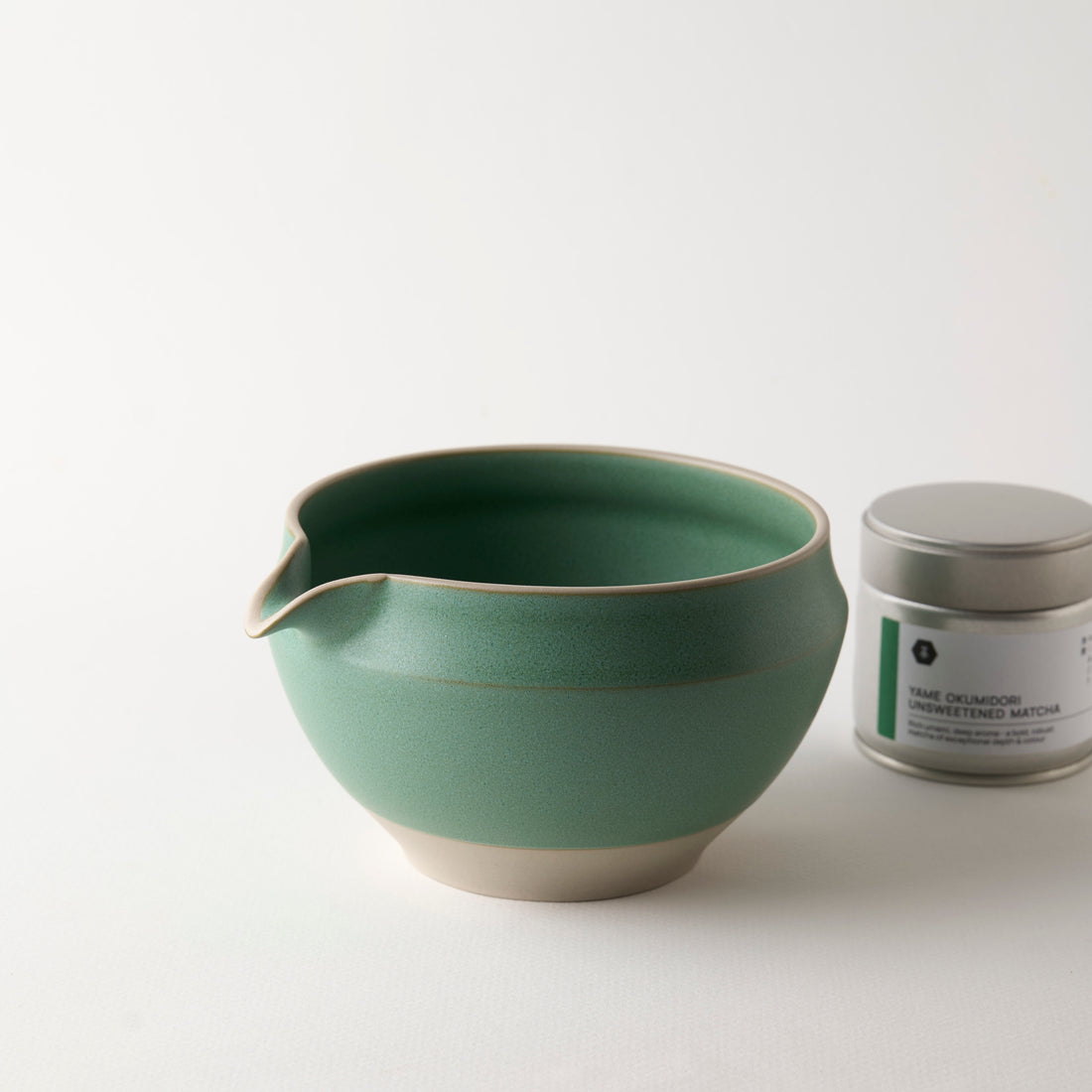【NEW】Katakuchi Matcha Bowl - Green