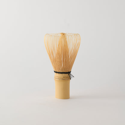 MATCHADO 80-prong Takayama Bamboo Whisk | Hand Made in JAPAN. Bamboo whisk on a light gray background