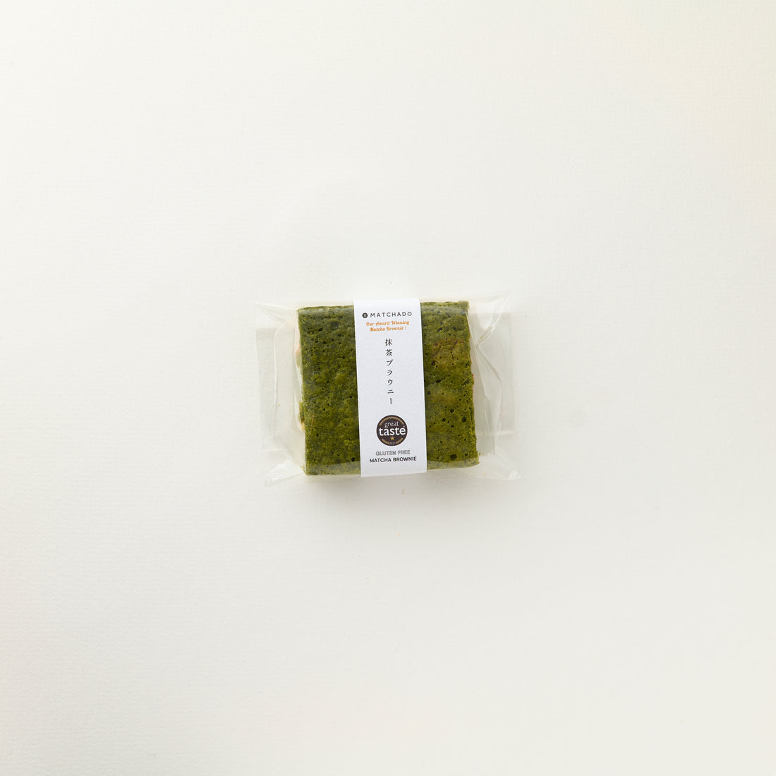 Gluten Free Matcha Brownie - White Chocolate | Great Taste Award Winner 2021 | per pack