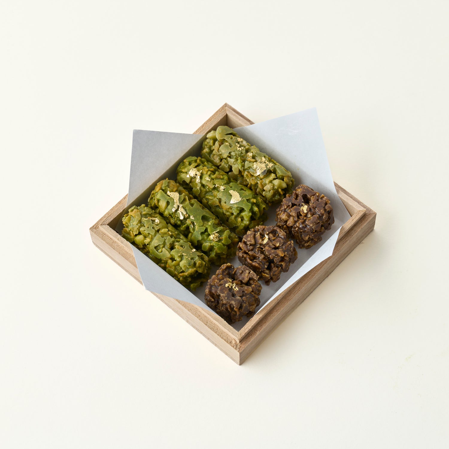 Vegan 24k Pure Gold Crunch Chocolates - Gift Box