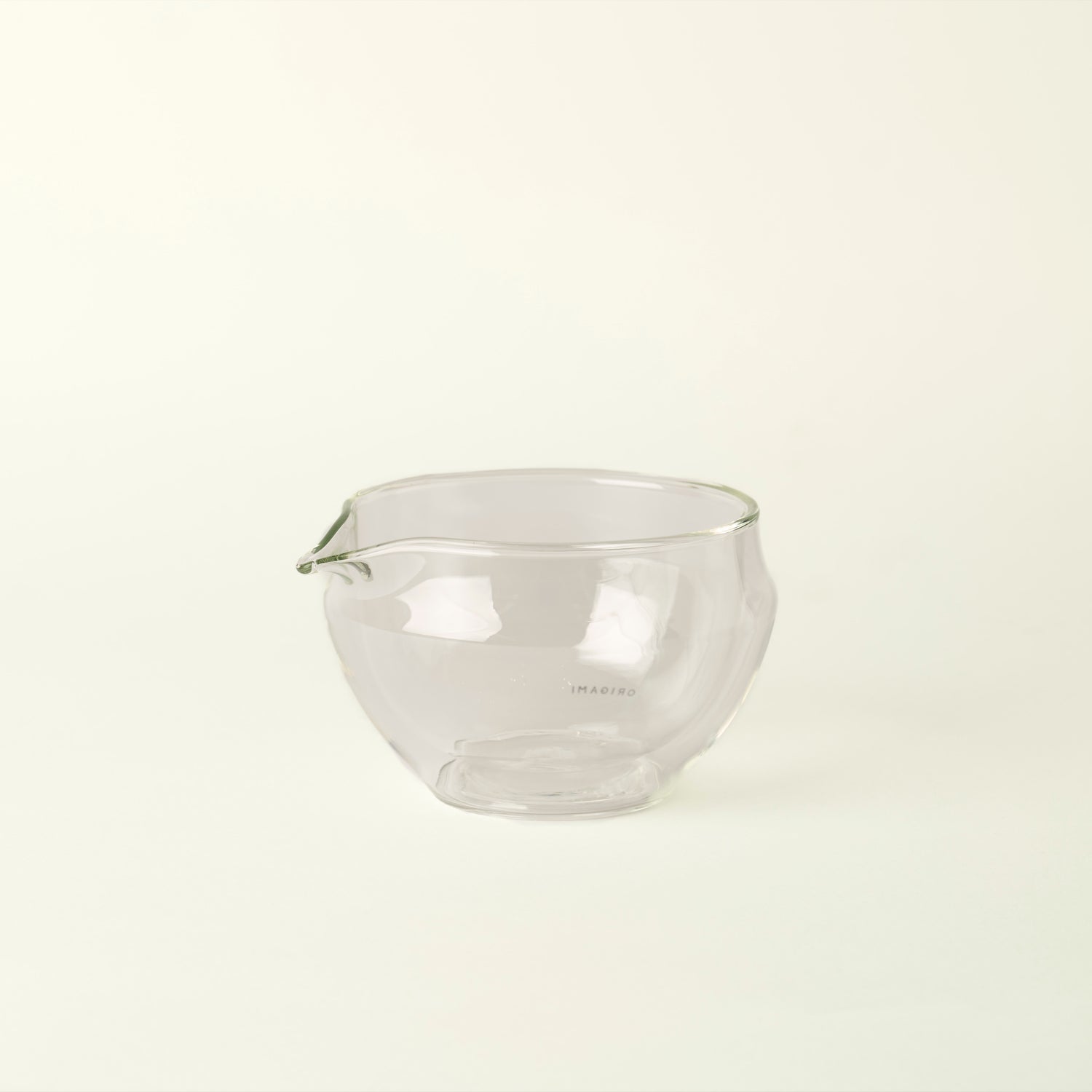MATCHADO Glass Katakuchi Matcha Bowl - Easy Whisking &amp; Precise Pouring - Heat-Resistant Glass &amp; Crystal Clear