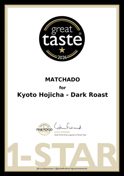 MATCHADO Kyoto Hojicha (Dark Roast) - Great Taste Award Winner 2026 - Single Origin - Rich Caramel Aroma &amp; Savoury Umami