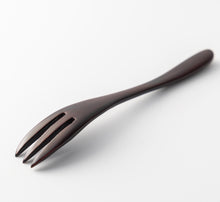 Load image into Gallery viewer, Lacquerware Dessert Fork | デザートフォーク 溜