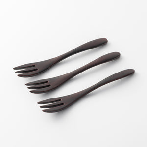 Lacquerware Dessert Fork | デザートフォーク 溜