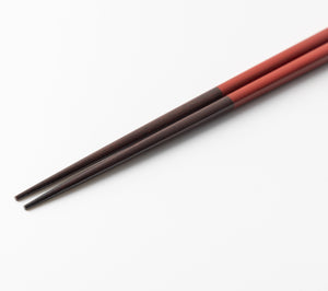 Handmade Lacquerware Chopsticks | Vermilion or Black | 漆塗りのお箸 赤/黒