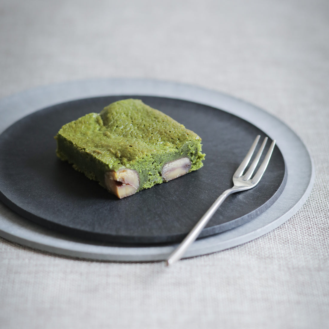 Chestnut Matcha Brownie - Gluten Free