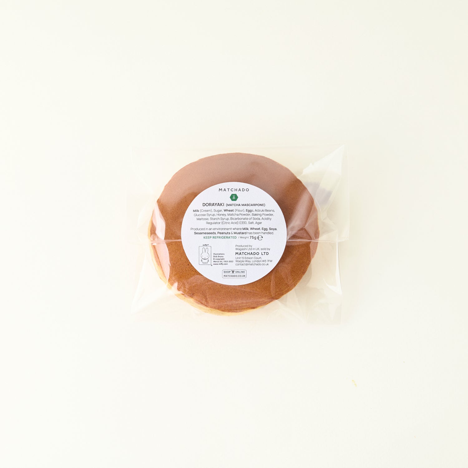 Miffy Matcha Cream Dorayaki - Japanese Sweet Pancakes