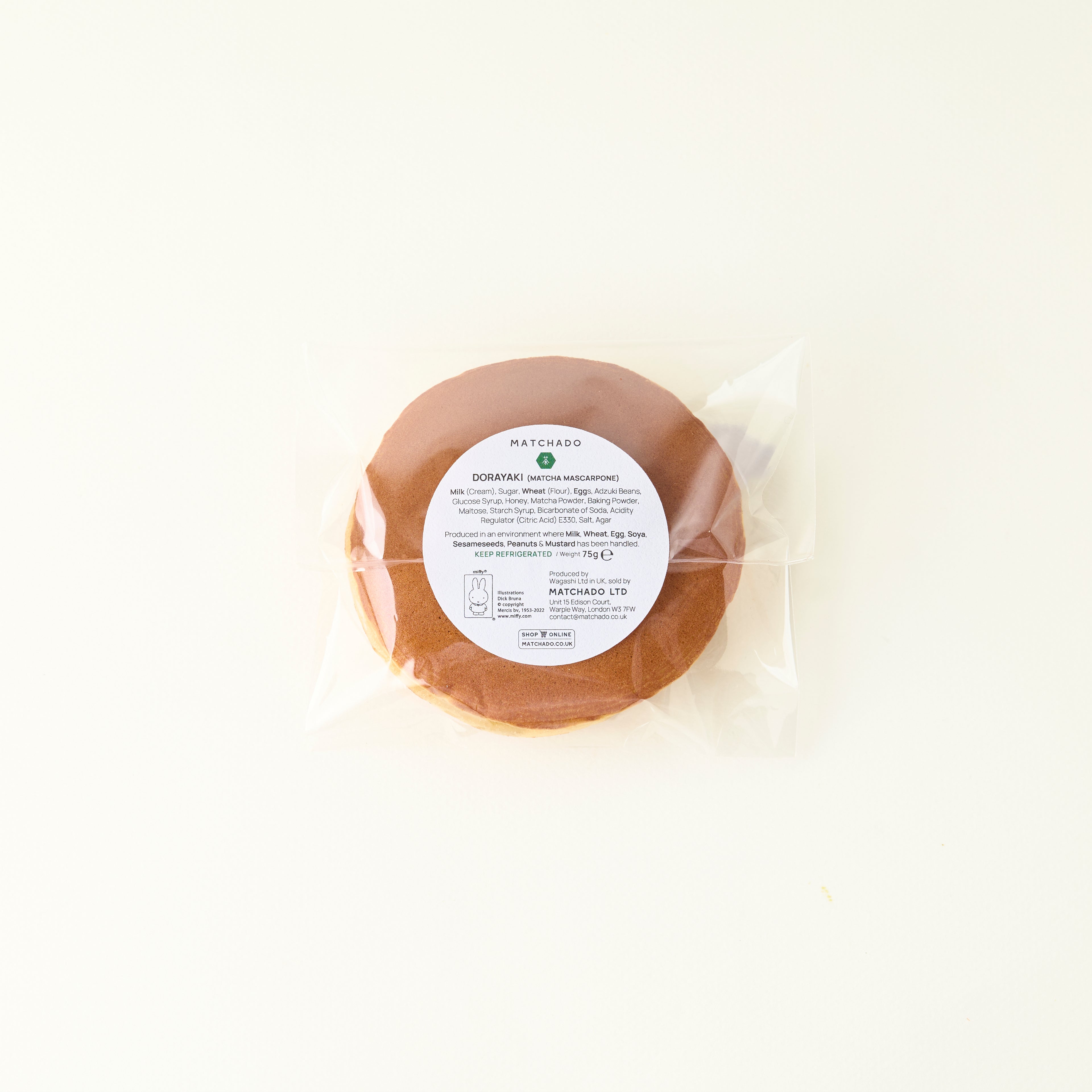 Miffy Matcha Cream Dorayaki - Japanese Sweet Pancakes