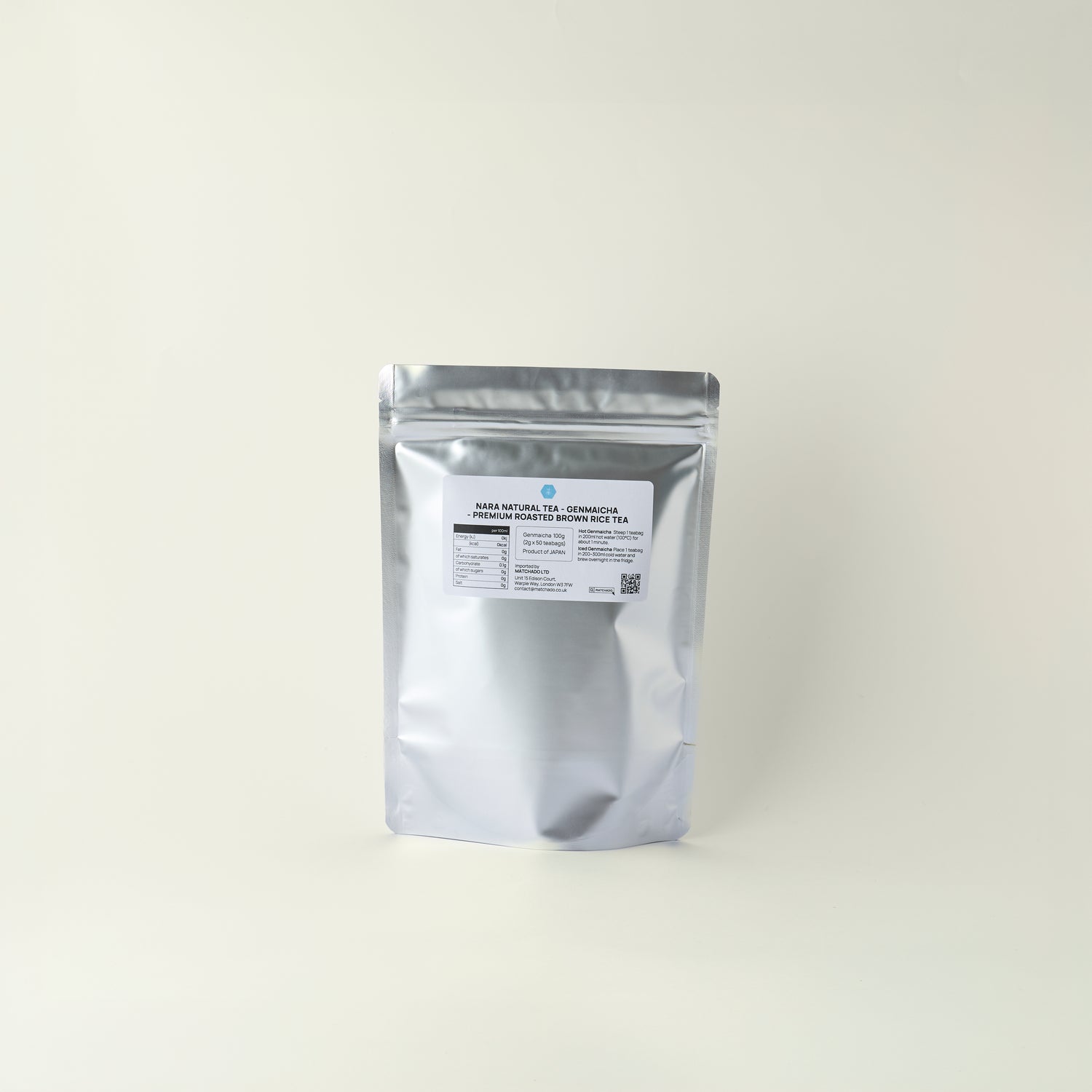 Nara Natural Tea - Genmaicha - Premium Roasted Brown Rice Tea