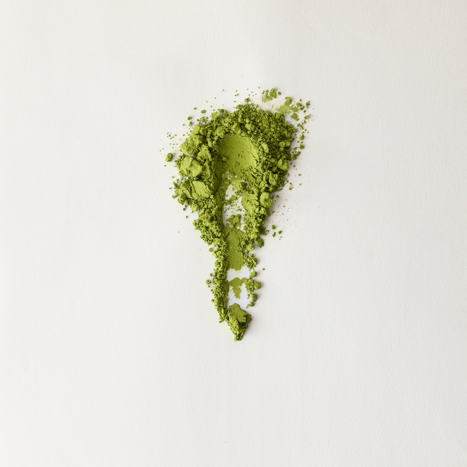 MATCHADO Matcha - Kagoshima Saemidori S2 (Wholesale). Green powder in a spoon-shaped pile on a white background