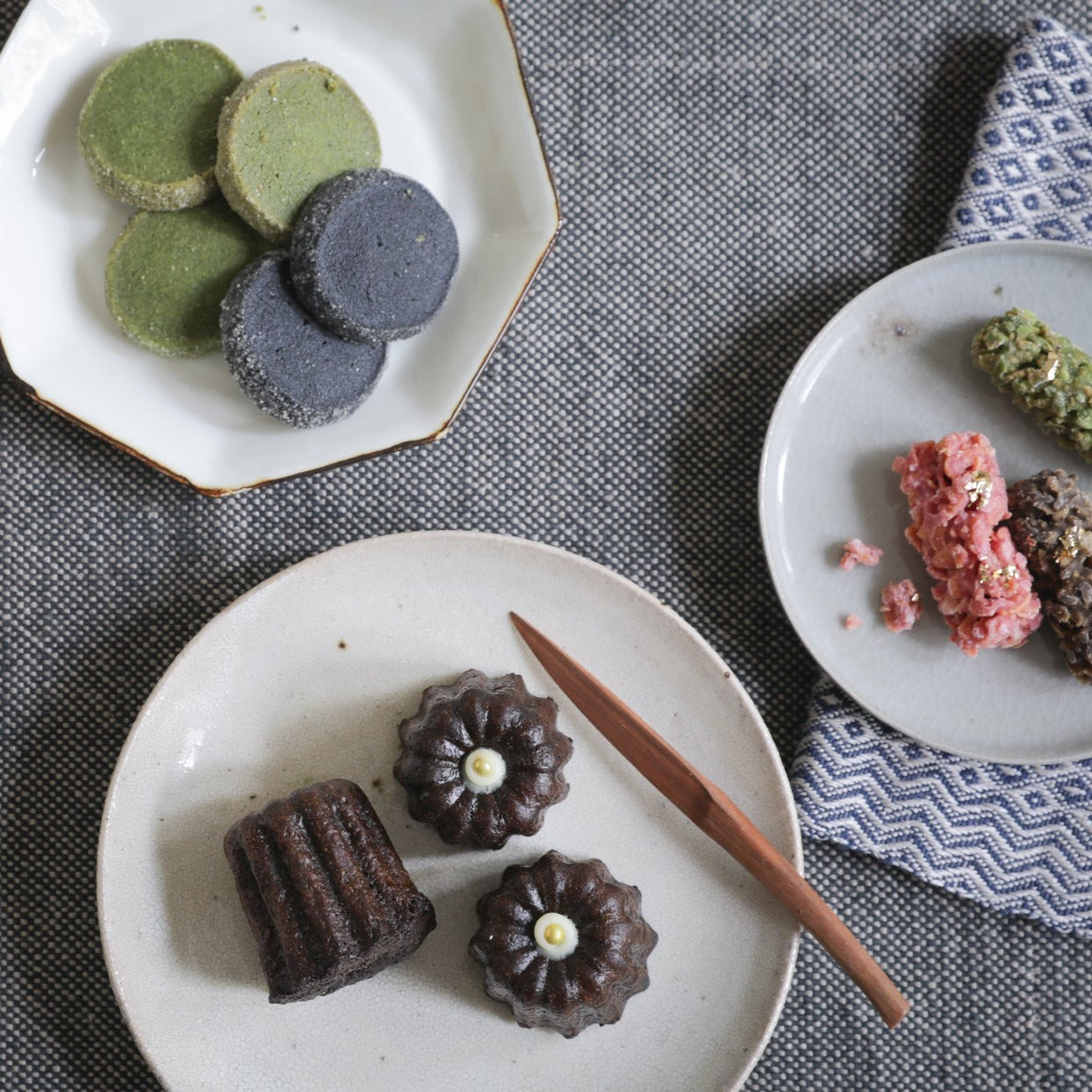 MATCHADO Matcha sablet and canelet. 