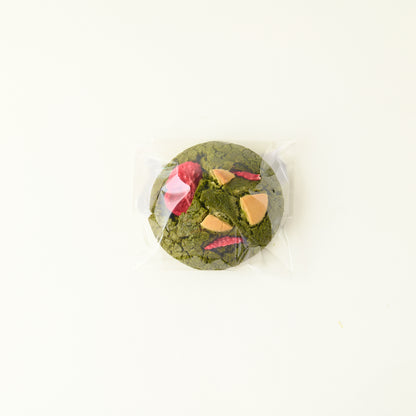 Matcha x Strawberry &amp; White Chocolate Cookie
