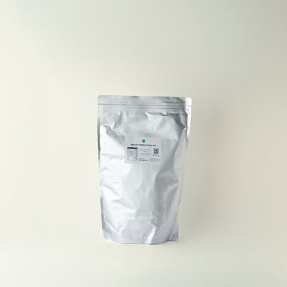 Silver foil packaging on a white background. MATCHADO Kyusyu Premium 