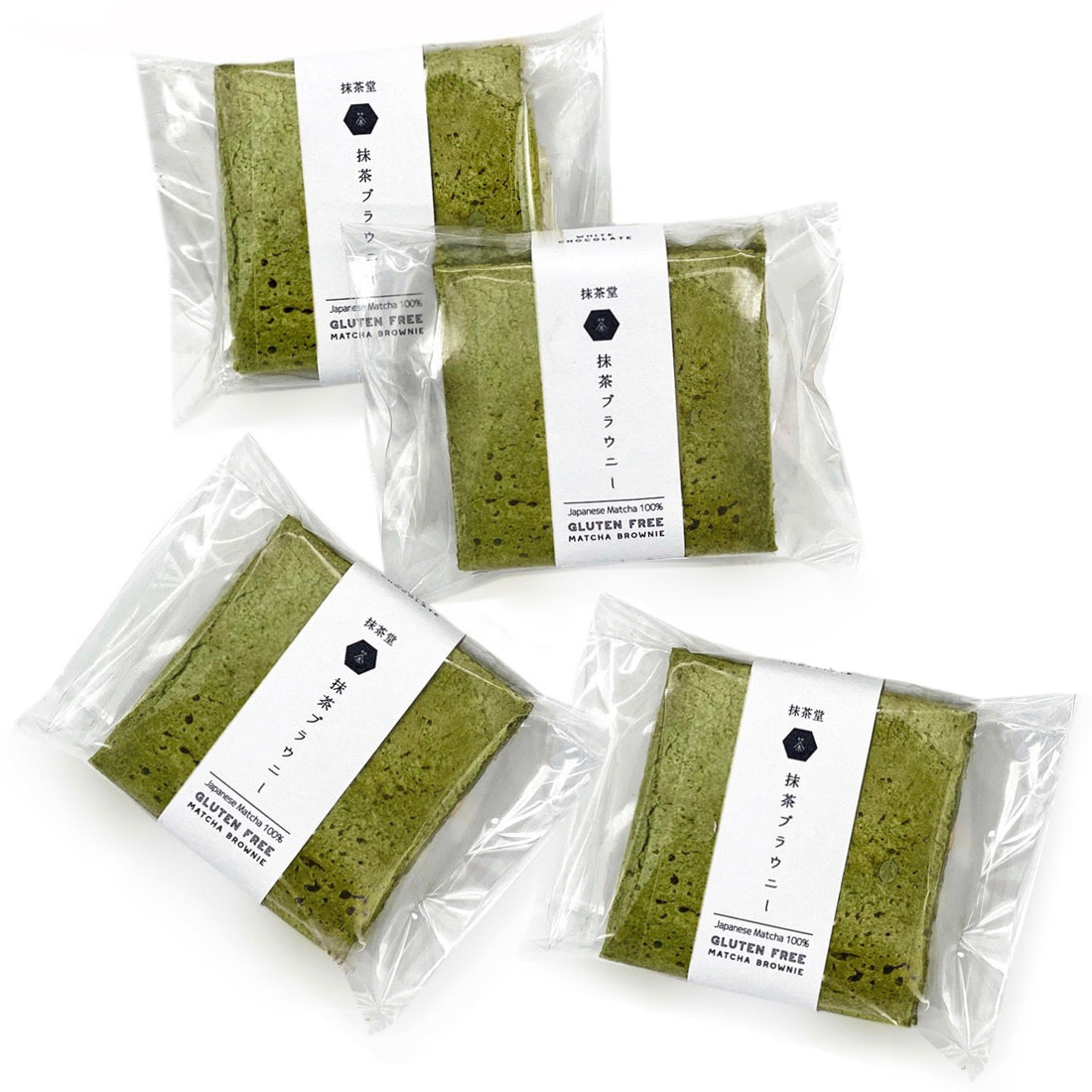 Gluten Free Matcha Brownie – Family Pack (4 Pieces)