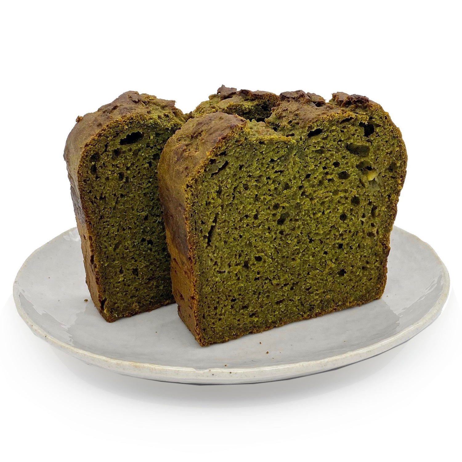 Vegan &amp; Sugar-Free Matcha Loaf Cake