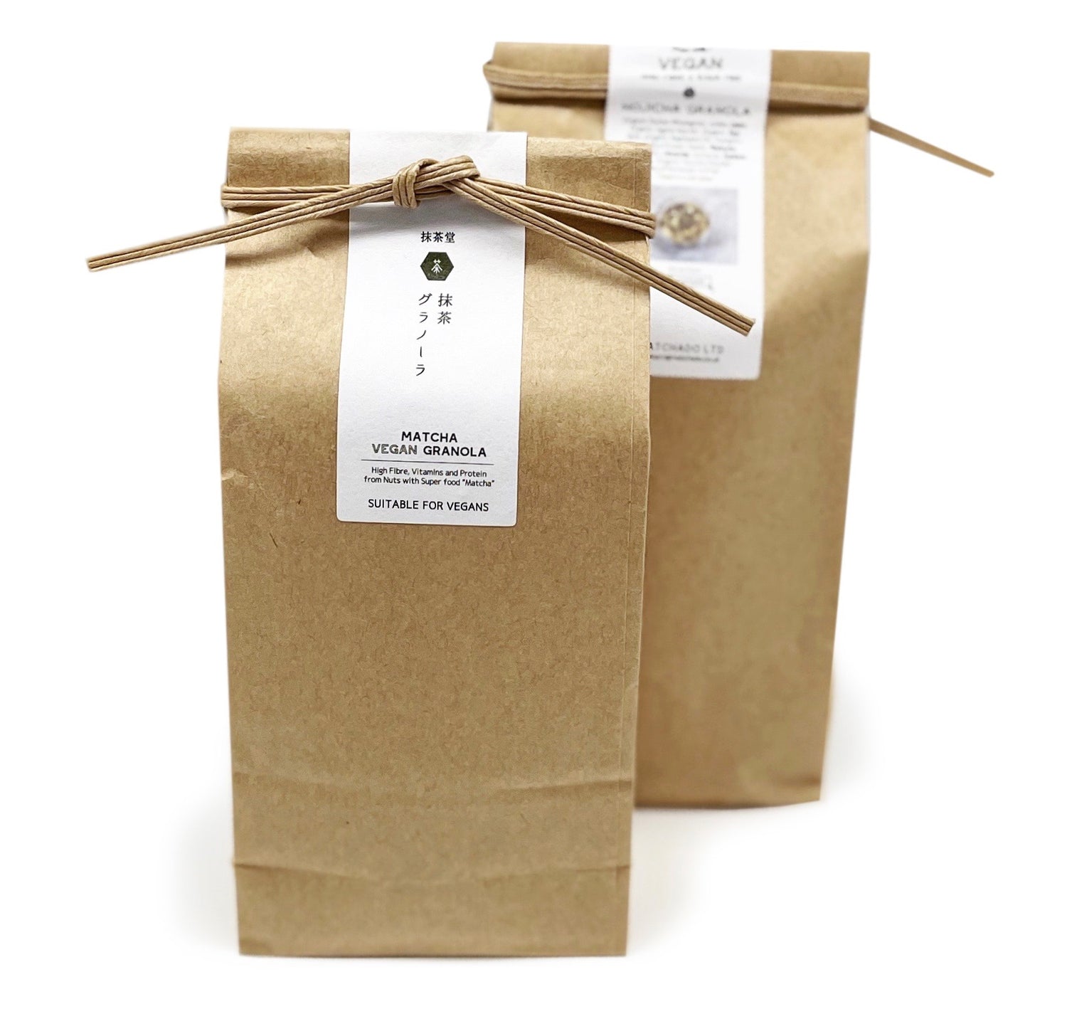Vegan &amp; Sugar Free Matcha Granola