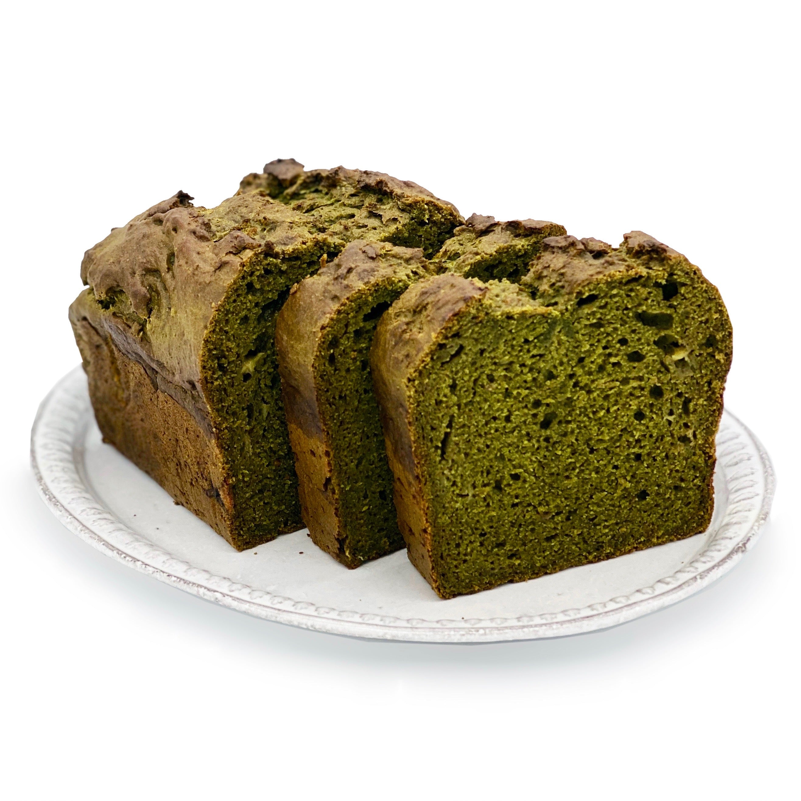 Vegan &amp; Sugar-Free Matcha Loaf Cake