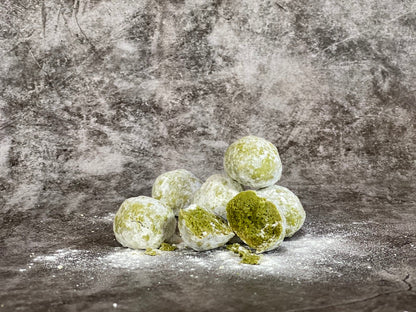 Vegan Boule De Neige Biscuits - Matcha