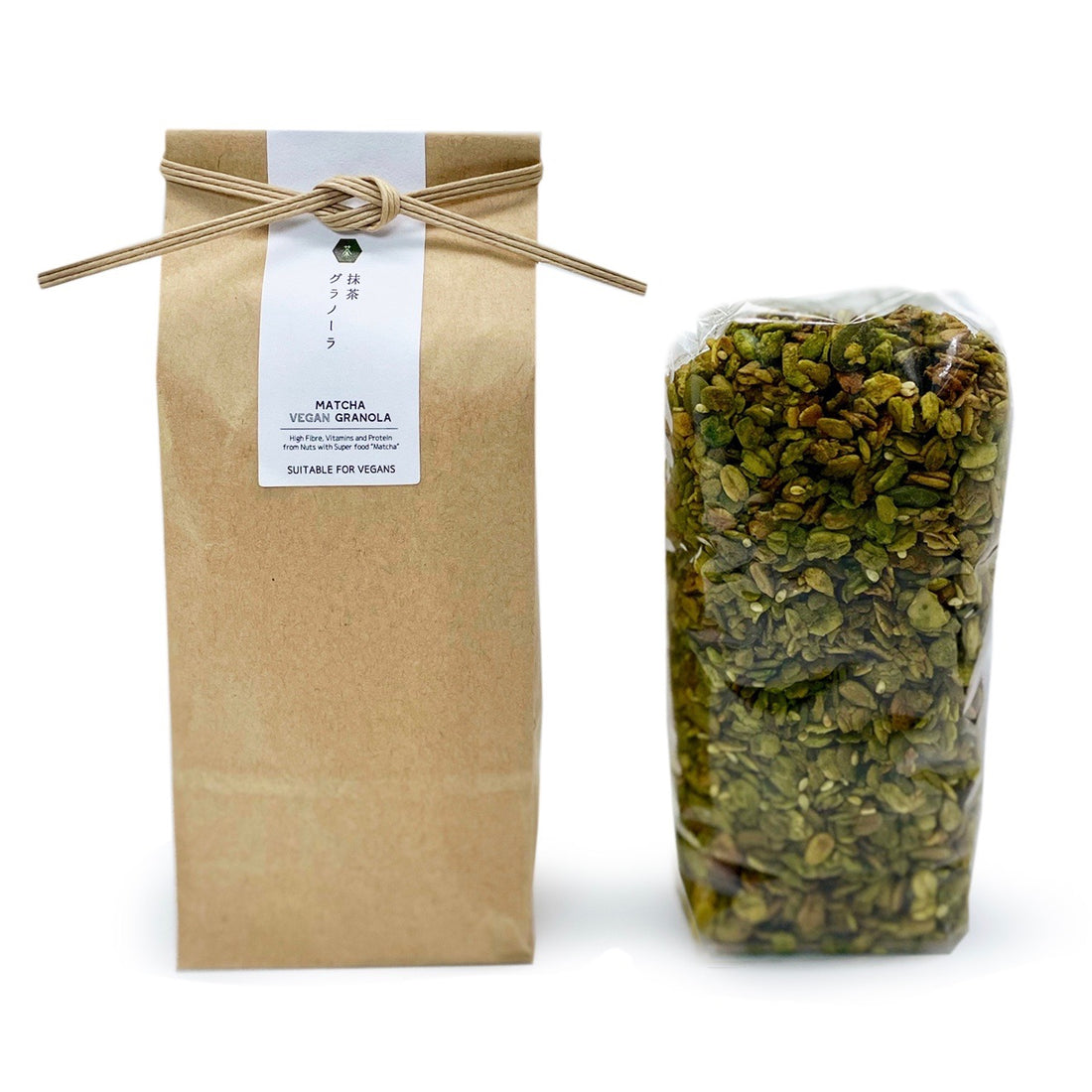 Vegan &amp; Sugar Free Matcha Granola